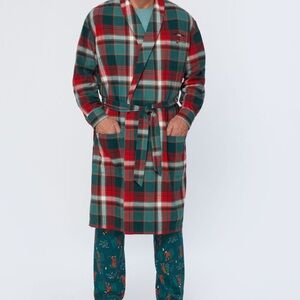 Duluth Trading Free Swingin Flannel Robe Men’s XS